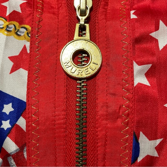Mureli Vintage Patriotic Silk Jacket – Removeable Sleeves! - Picture 8 of 10